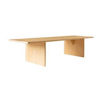 012 Kolmio Dining Table mesa - Pinho oleado mate, 305x99x72 cm - Vaarnii