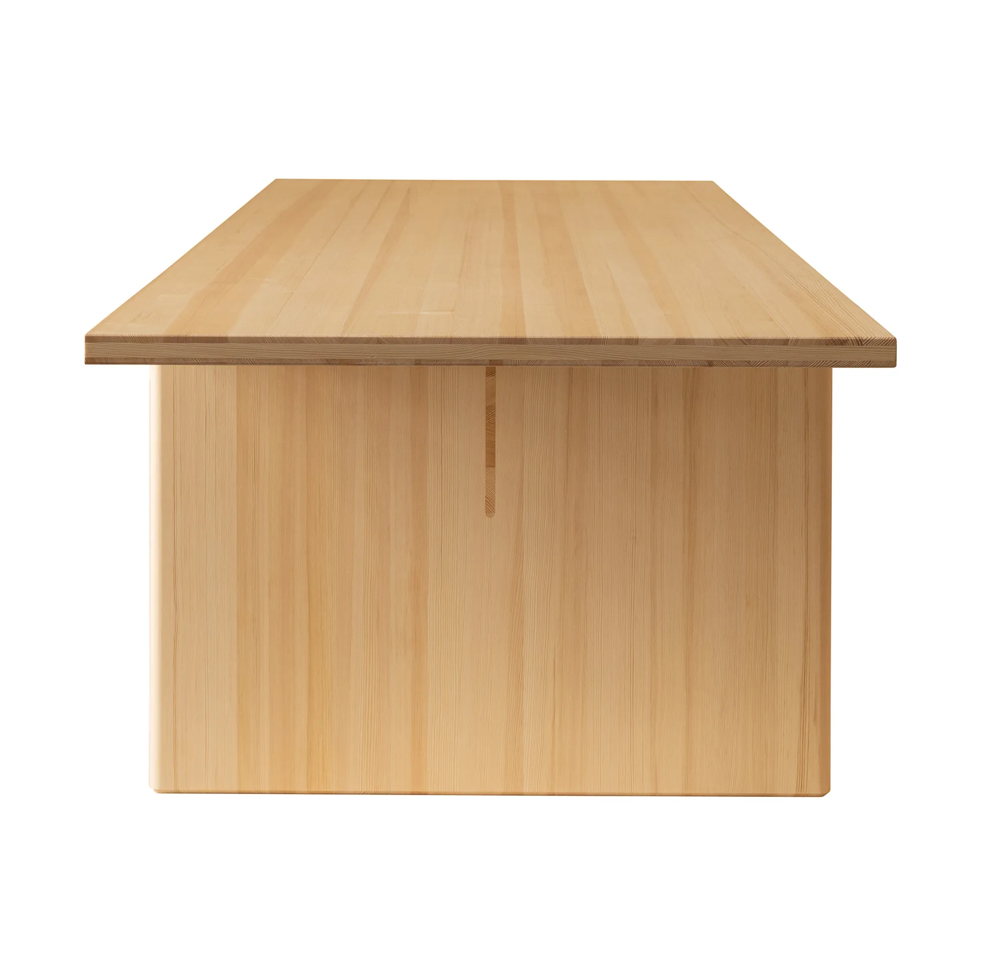 012 Kolmio Dining Table mesa, Pinho oleado mate, 305x99x72 cm Vaarnii