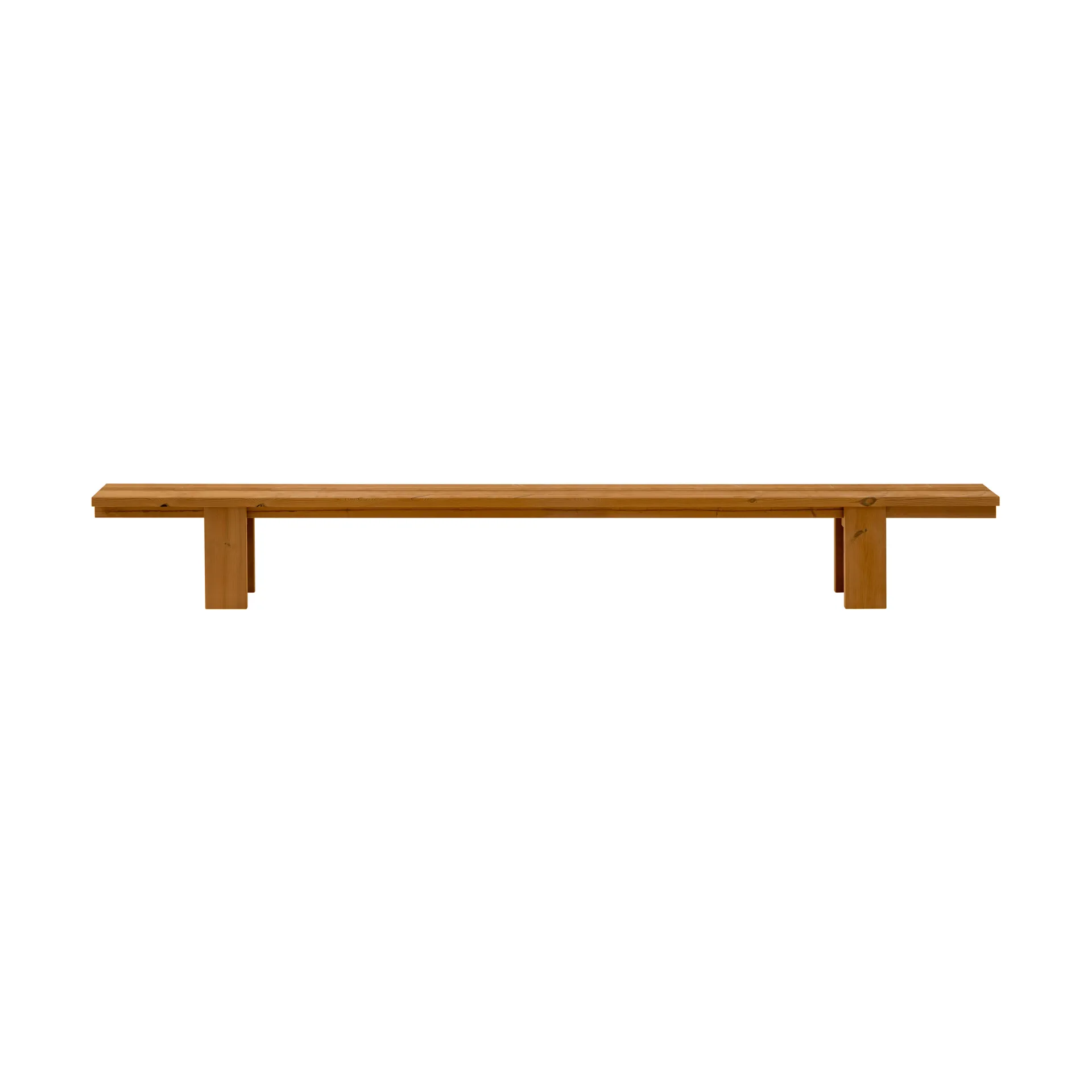 013 Osa Outdoor Bench banco, Madeira de pinho termotratada, 333x37x49 cm Vaarnii