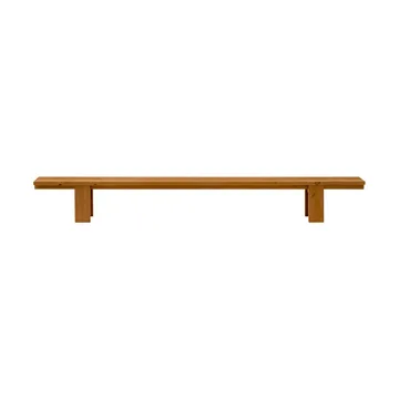 013 Osa Outdoor Bench banco - Madeira de pinho termotratada, 333x37x49 cm - Vaarnii