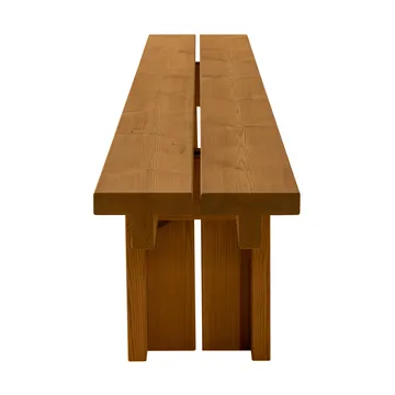 013 Osa Outdoor Bench banco - Pinho termorretificado, 270x37x49 cm - Vaarnii