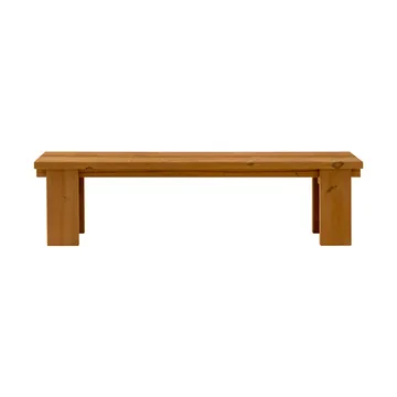 013 Osa Outdoor Bench banco - Pinho termotratado, 182x37x49 cm - Vaarnii