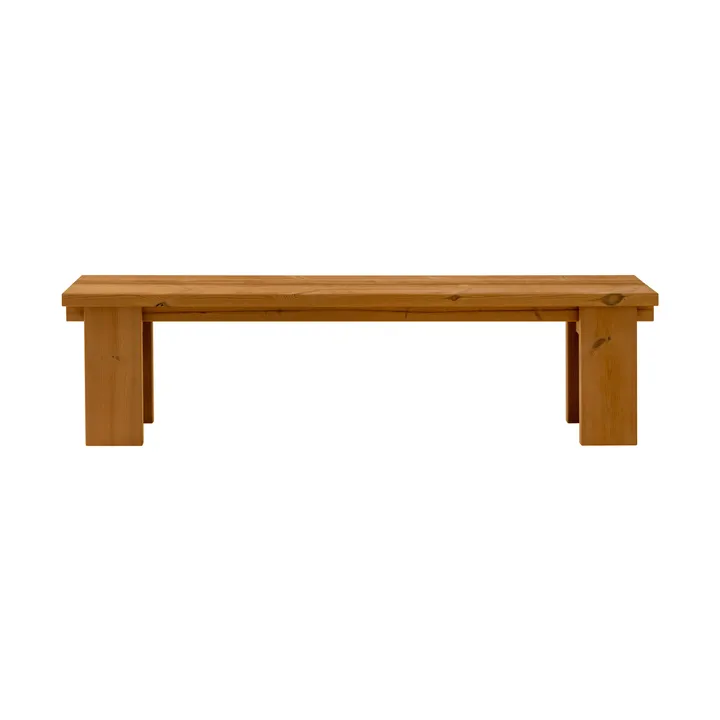 013 Osa Outdoor Bench banco - Pinho termotratado, 182x37x49 cm - Vaarnii