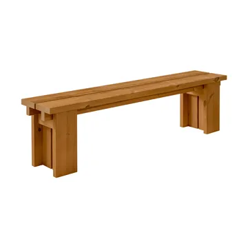 013 Osa Outdoor Bench banco - Pinho termotratado, 182x37x49 cm - Vaarnii
