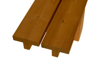 013 Osa Outdoor Bench banco - Pinho termotratado, 182x37x49 cm - Vaarnii