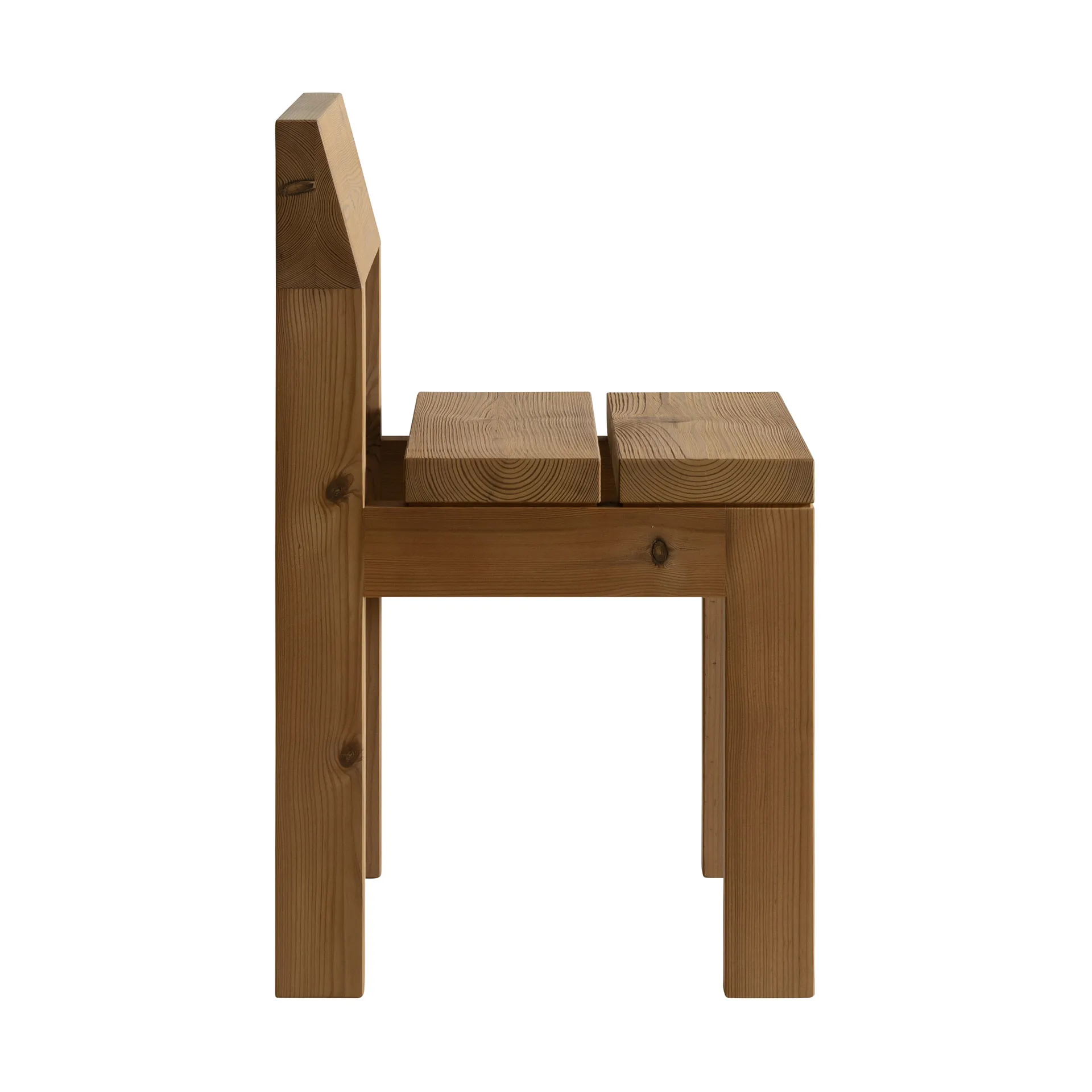 013 Osa Outdoor Dining Chair cadeira, Pinho oleado mate Vaarnii
