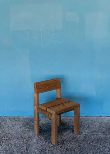 013 Osa Outdoor Dining Chair cadeira - Pinho oleado mate - Vaarnii