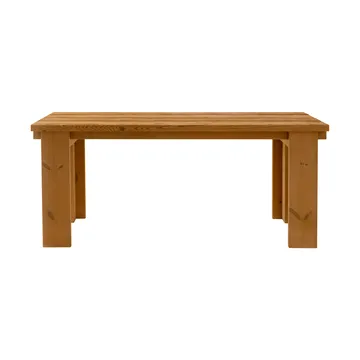 013 Osa Outdoor Table mesa - Madeira de pinho termotratada, 182x75x78 cm - Vaarnii