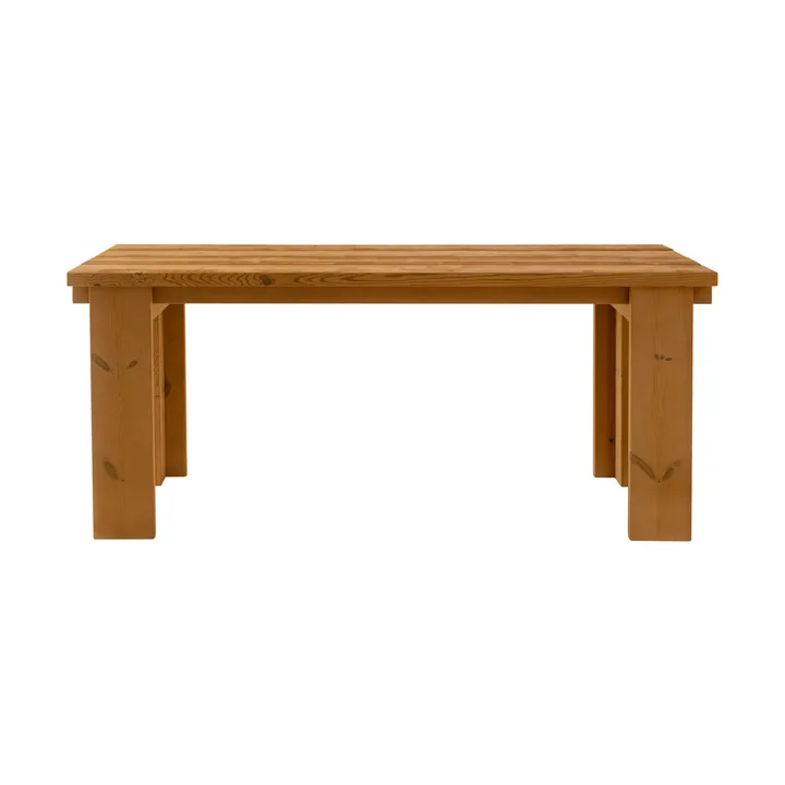 013 Osa Outdoor Table mesa - Madeira de pinho termotratada, 182x75x78 cm - Vaarnii