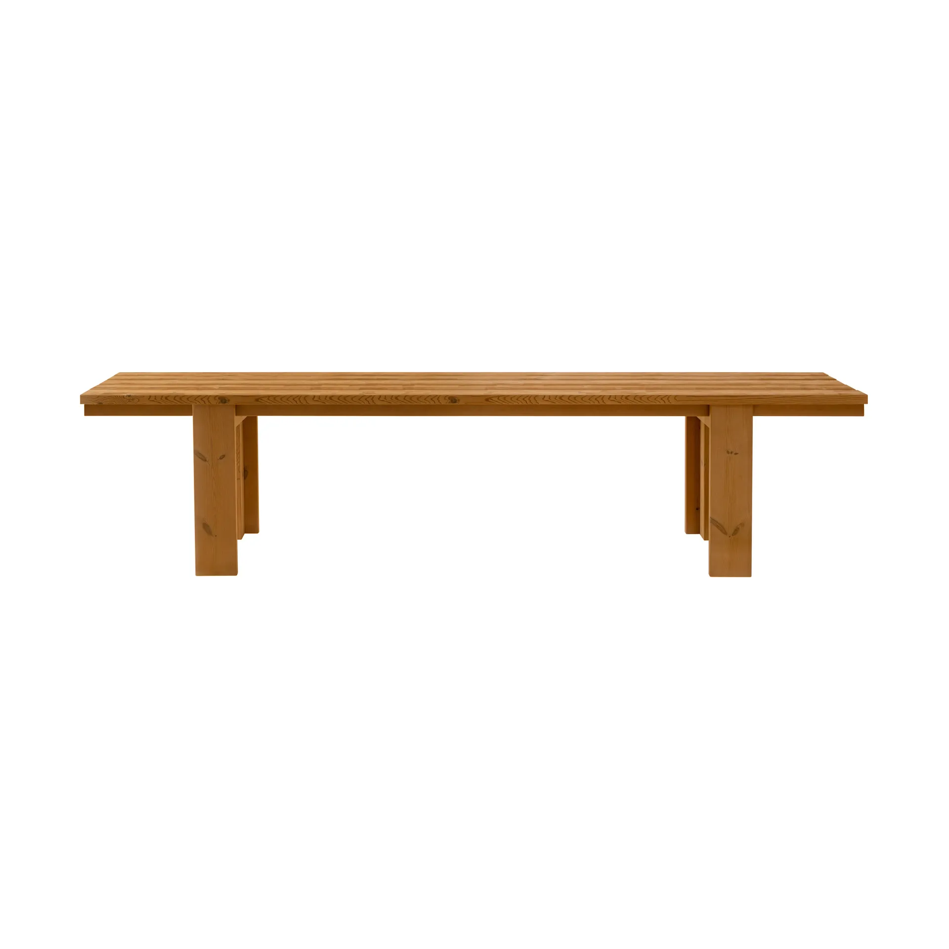 013 Osa Outdoor Table mesa, Pinho termorretificado, 270×94×78 cm Vaarnii