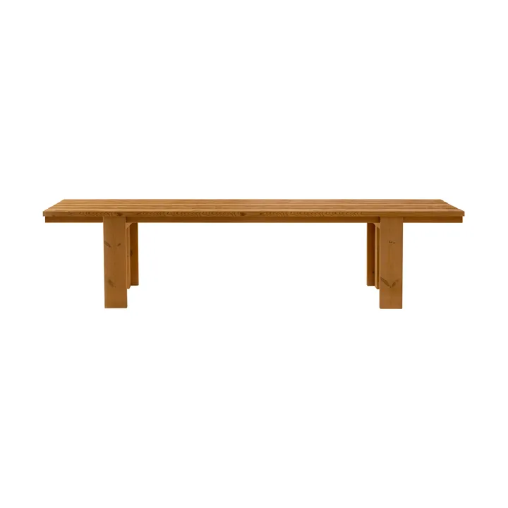 013 Osa Outdoor Table mesa - Pinho termorretificado, 270×94×78 cm - Vaarnii