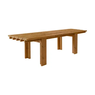 013 Osa Outdoor Table mesa - Pinho termorretificado, 270×94×78 cm - Vaarnii
