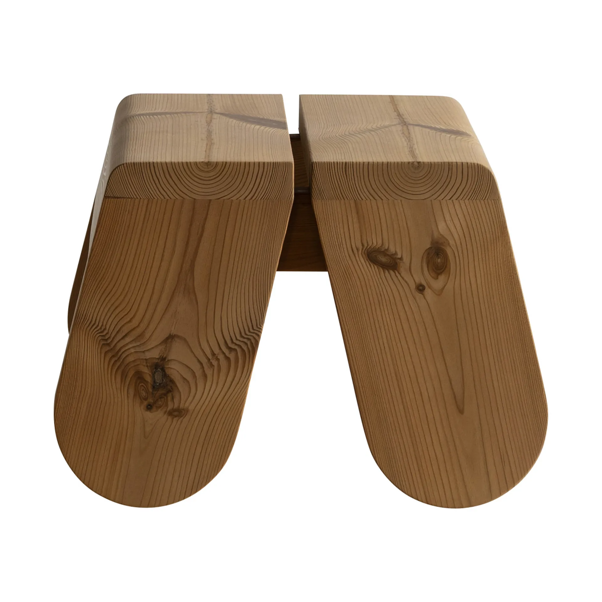 015 Peace Outdoor Foot Stool banco de apoio, Pinho termorretificado Vaarnii