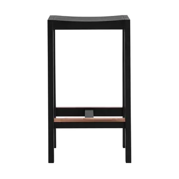 016 Maasto Bar Stool banco de bar - Pinho enegrecido, 65 cm - Vaarnii