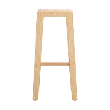 016 Maasto Bar Stool banco de bar - Pinho oleado mate, 75 cm - Vaarnii
