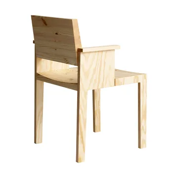 016 Maasto Dining Armchair cadeira de braços - Pinho oleado mate - Vaarnii