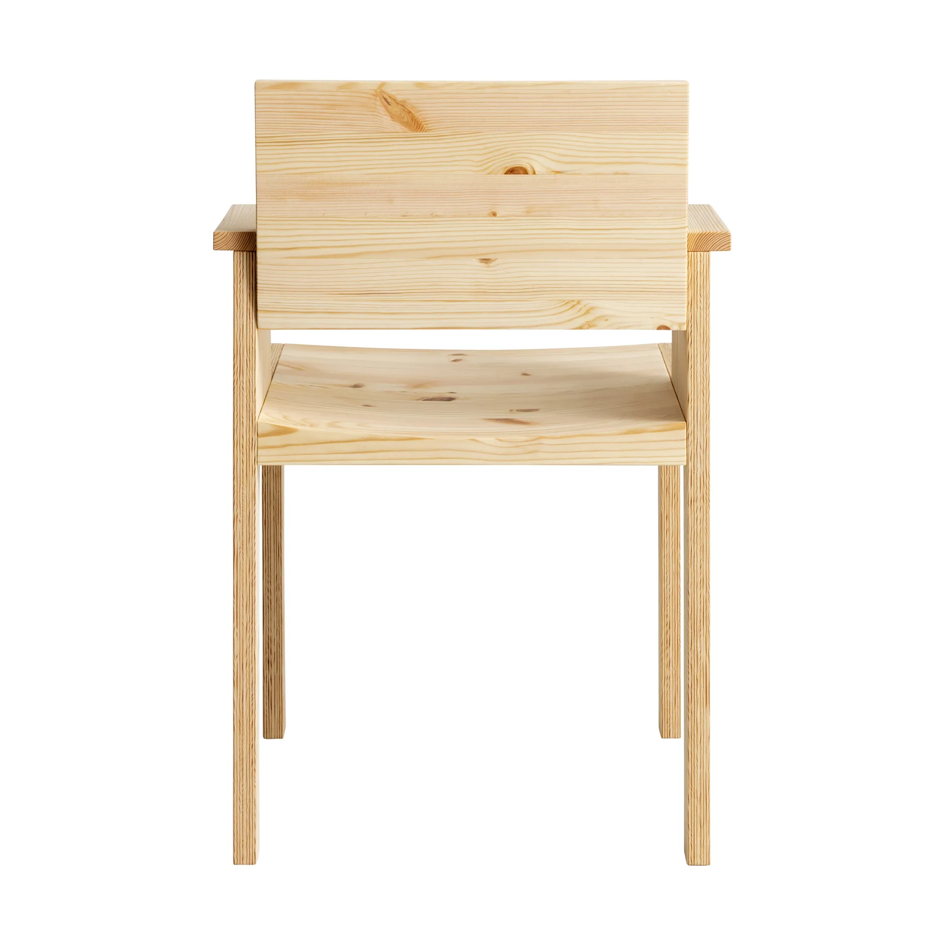 016 Maasto Dining Armchair cadeira de braços, Pinho oleado mate Vaarnii