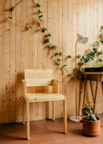 016 Maasto Dining Armchair cadeira de braços - Pinho oleado mate - Vaarnii