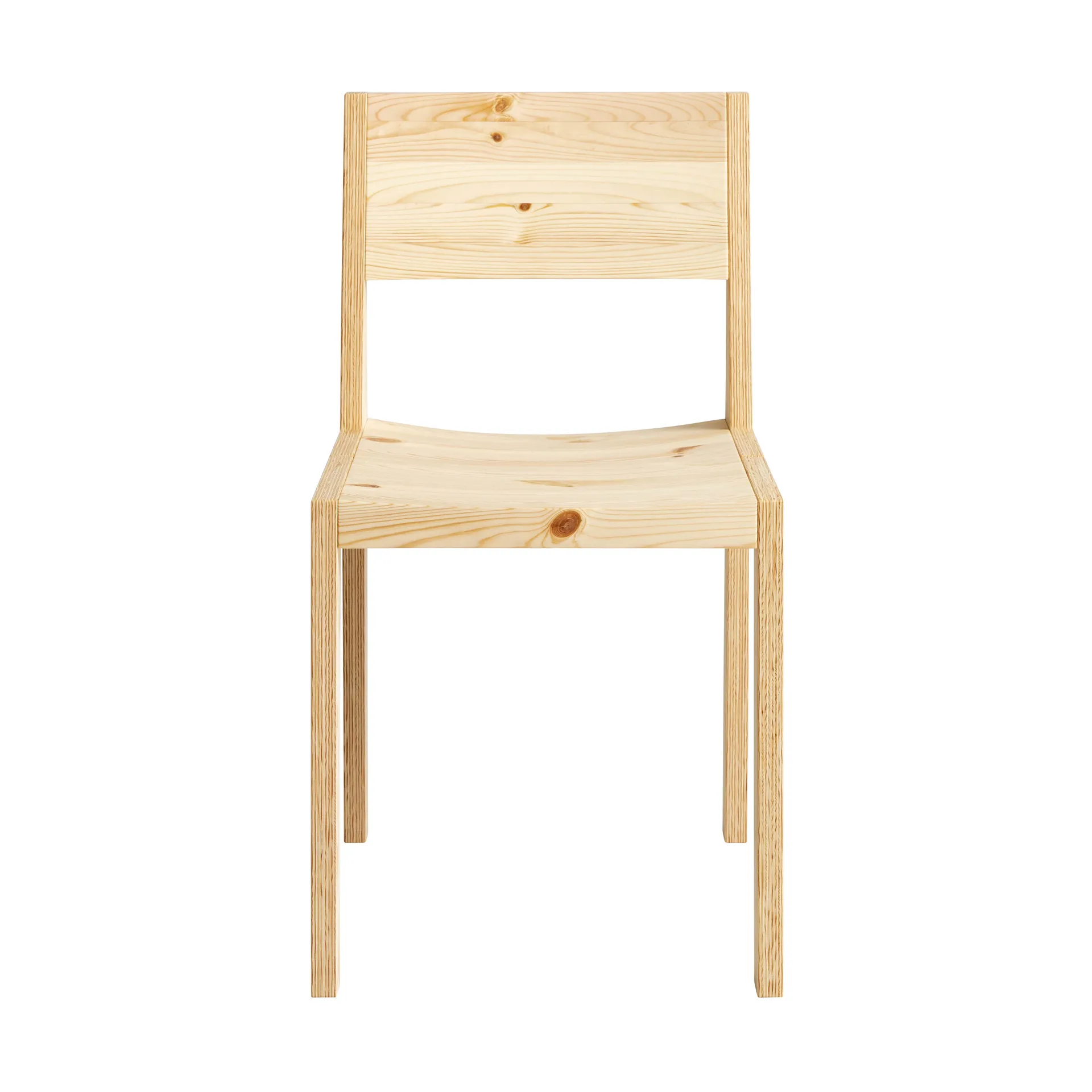 016 Maasto Dining Chair cadeira, Pinho oleado mate Vaarnii