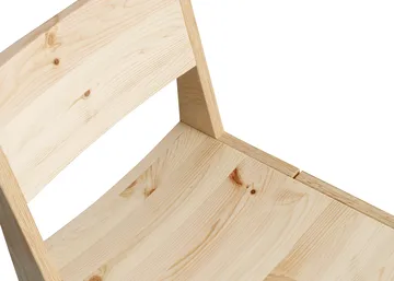 016 Maasto Dining Chair cadeira - Pinho oleado mate - Vaarnii