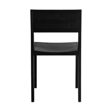 016 Maasto Dining Chair cadeira - Pinho tingido de preto - Vaarnii