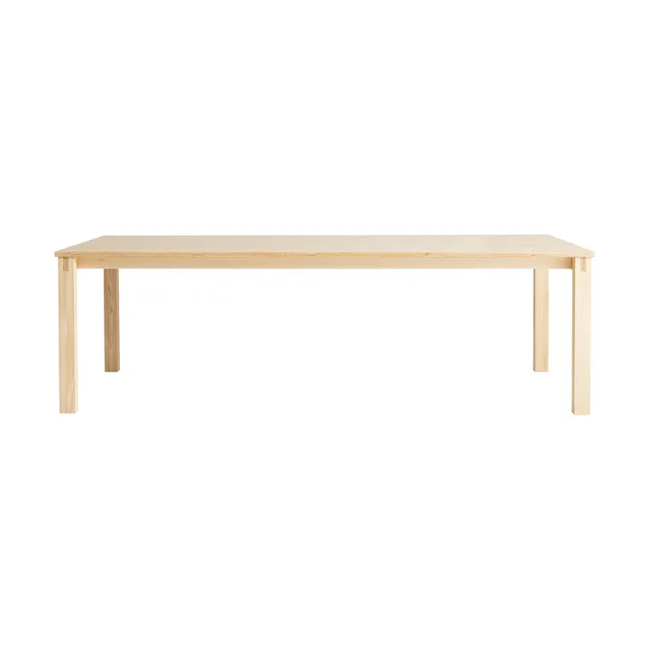 016 Maasto Table mesa - Abeto encerado a óleo fosco, 245x90 cm - Vaarnii