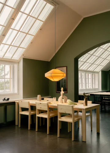 016 Maasto Table mesa - Abeto encerado a óleo fosco, 245x90 cm - Vaarnii