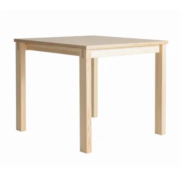 016 Maasto Table mesa - Pinho encerado a óleo mate, 90x90x75 cm - Vaarnii