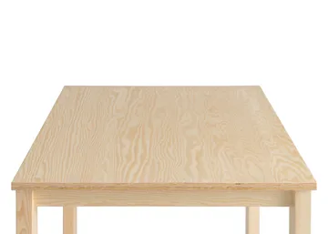 016 Maasto Table mesa - Pinho encerado a óleo mate, 90x90x75 cm - Vaarnii