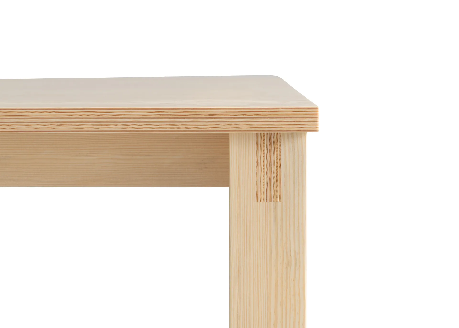 016 Maasto Table mesa, Pinho oleado mate, 200x90x75 cm Vaarnii