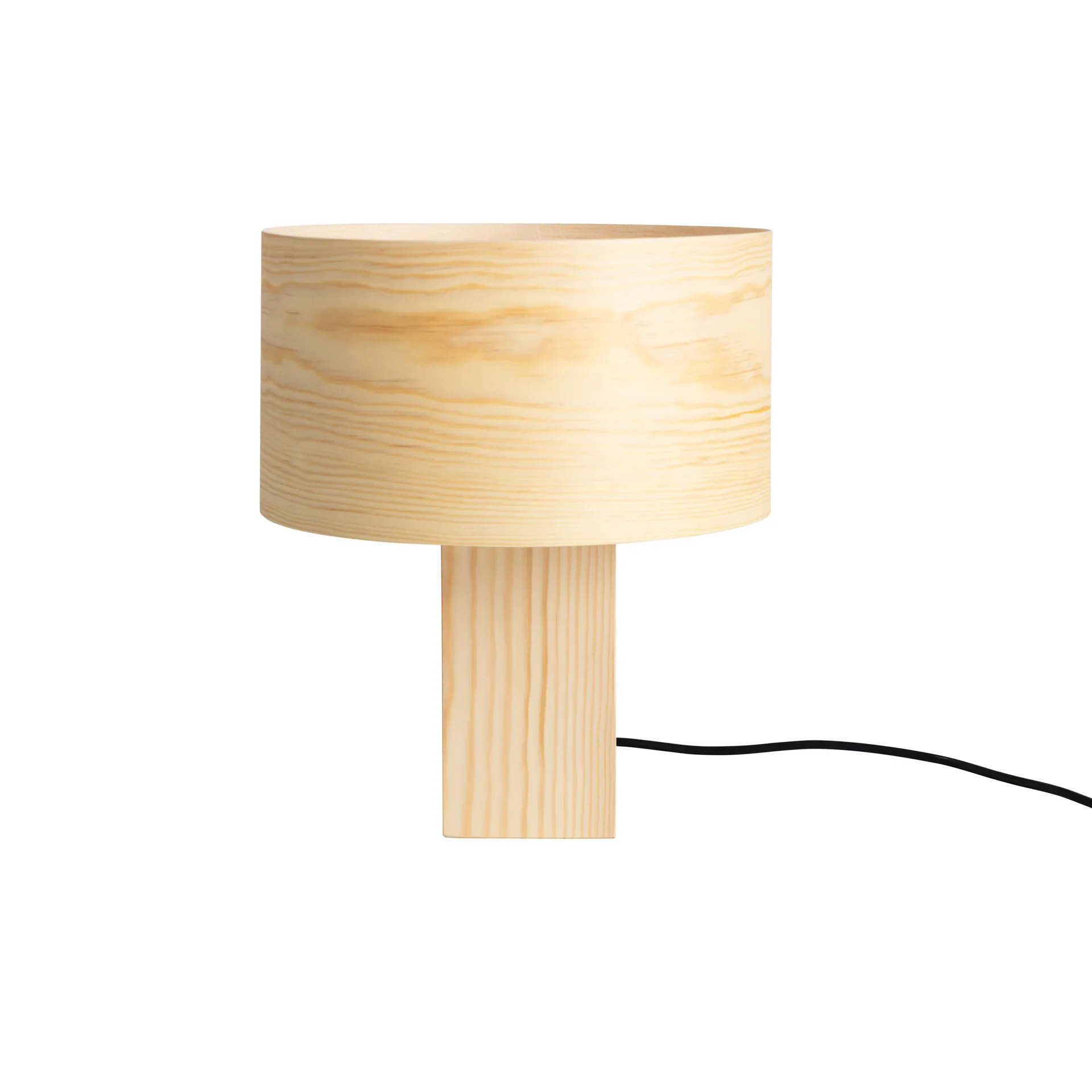 018 Hoop Table Lamp candeeiro de mesa, Pinho encerado a óleo mate, 34 cm Vaarnii