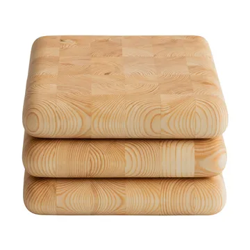 019 Syy Chopping Board tábua de corte - Pinho encerado a óleo, médio 26x35x5 cm - Vaarnii