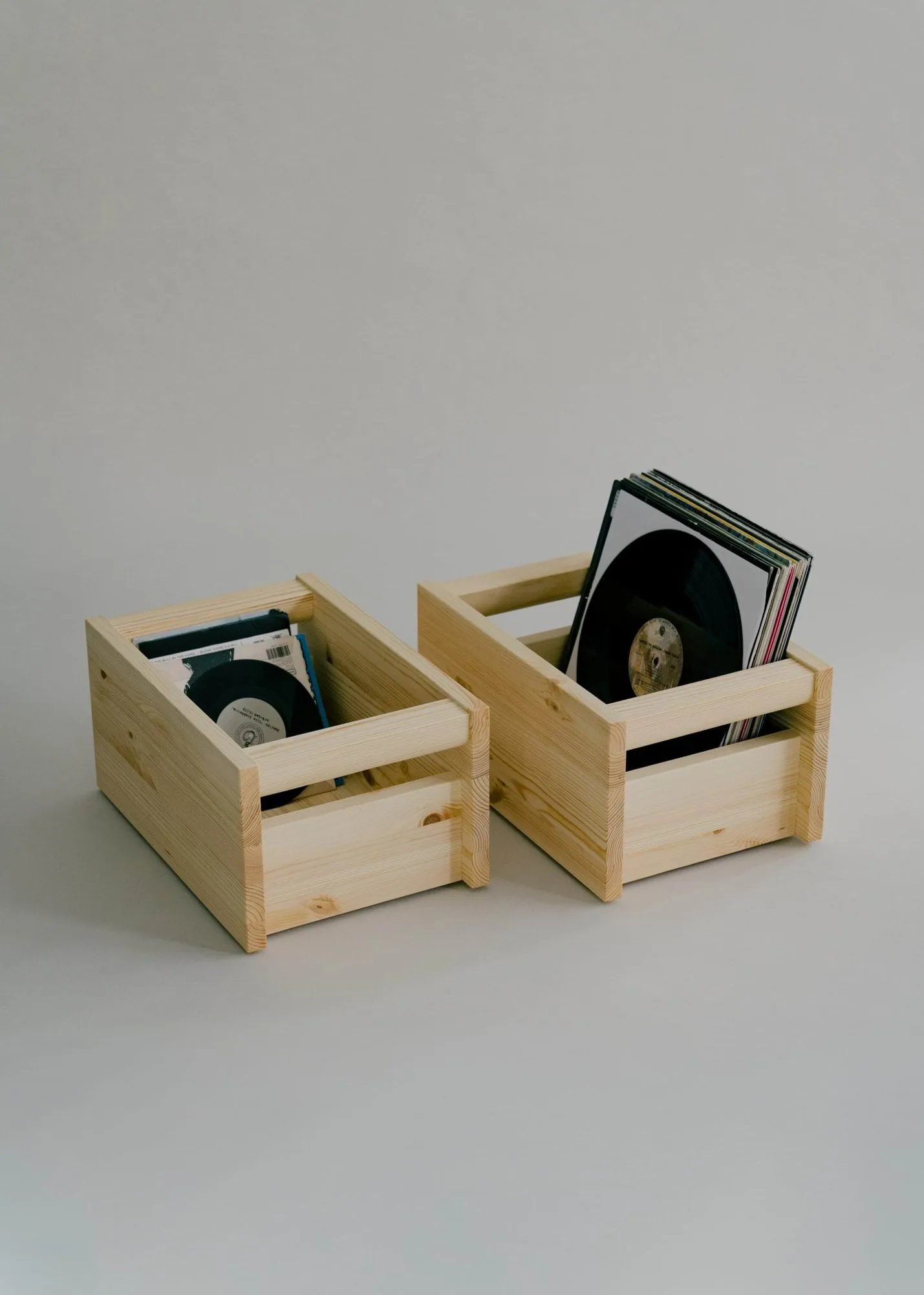 020 Koppa Crate caixa de arrumação, Pinho encerado a óleo, small 29x43x22 cm Vaarnii