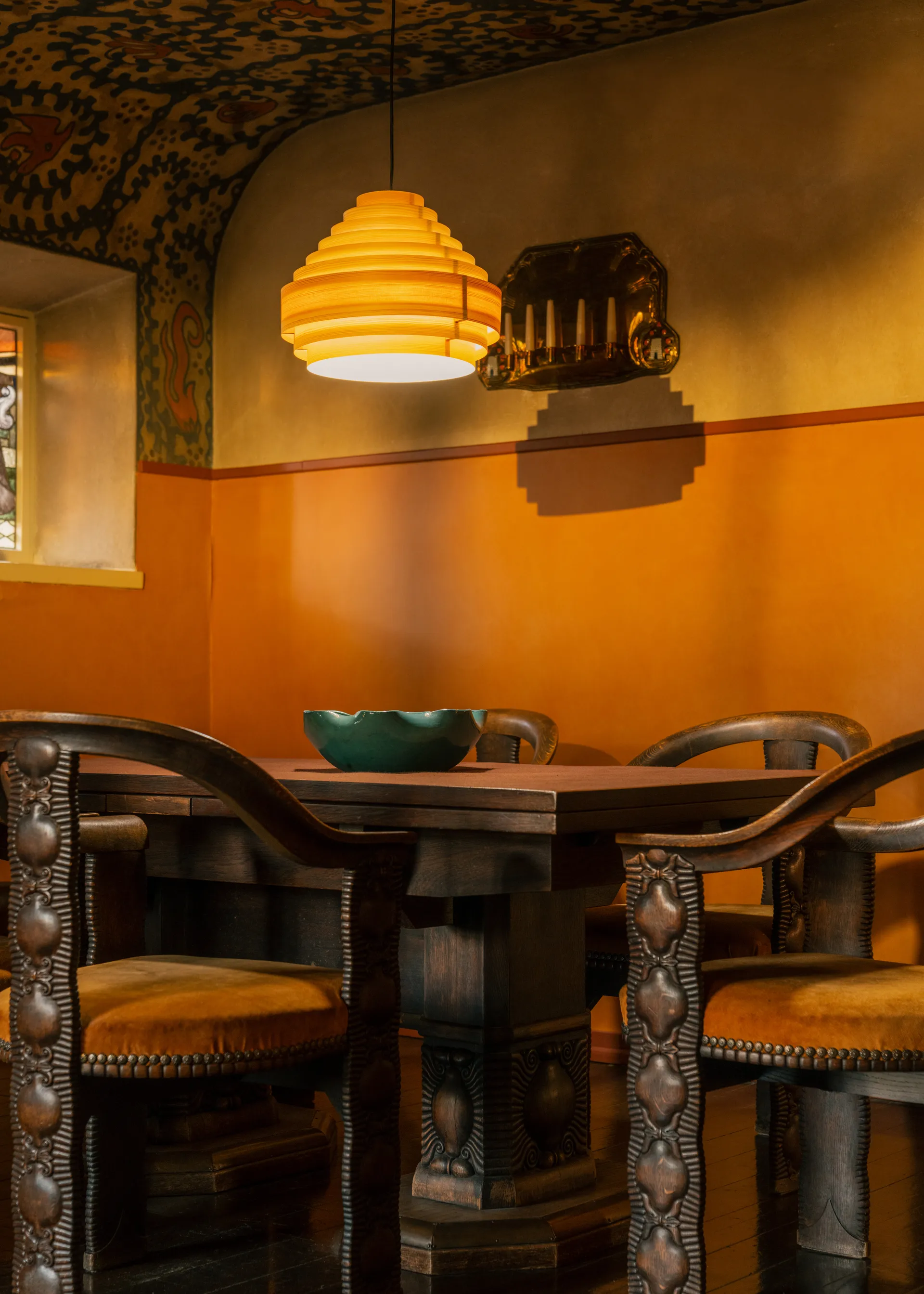 1001 Hans Pendant pendel, Pinho oleado fosco, Ø38 cm Vaarnii