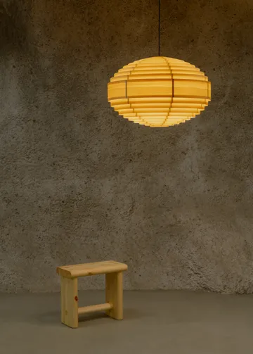 1002 Hans Pendant pendente - Pinho oleado mate, XL Ø70 cm - Vaarnii