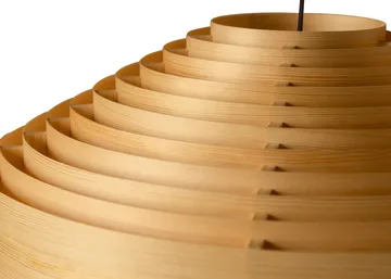 1003 Hans Pendant candeeiro pendente - Pinho oleado e encerado mate, Ø60 cm - Vaarnii