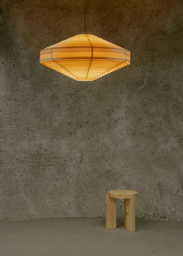 1003 Hans Pendant candeeiro pendente - Pinho oleado encerado fosco, XL Ø90 cm - Vaarnii