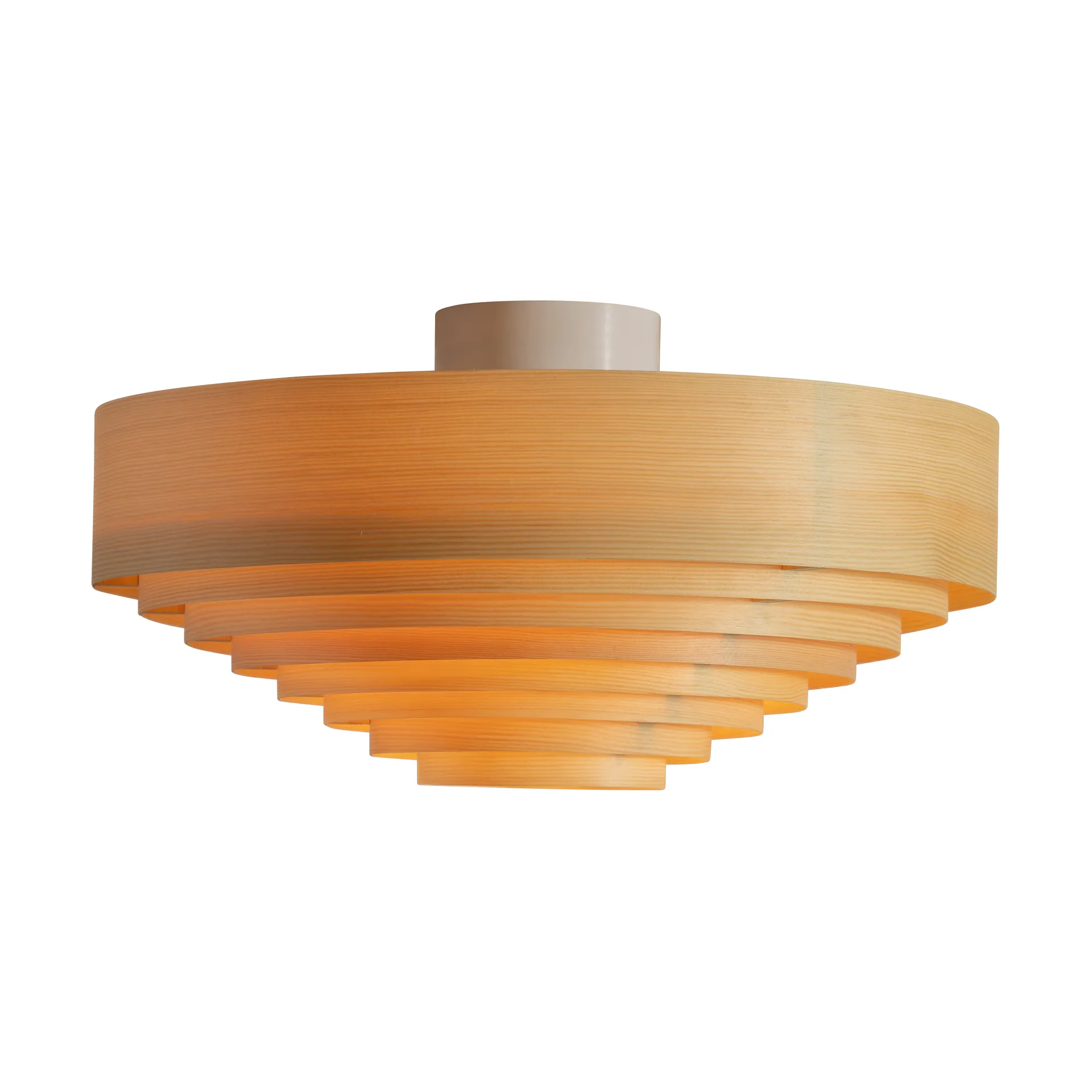 1005 Hans Ceiling Light plafon, Pinho oleado encerado mate, Ø42 cm Vaarnii