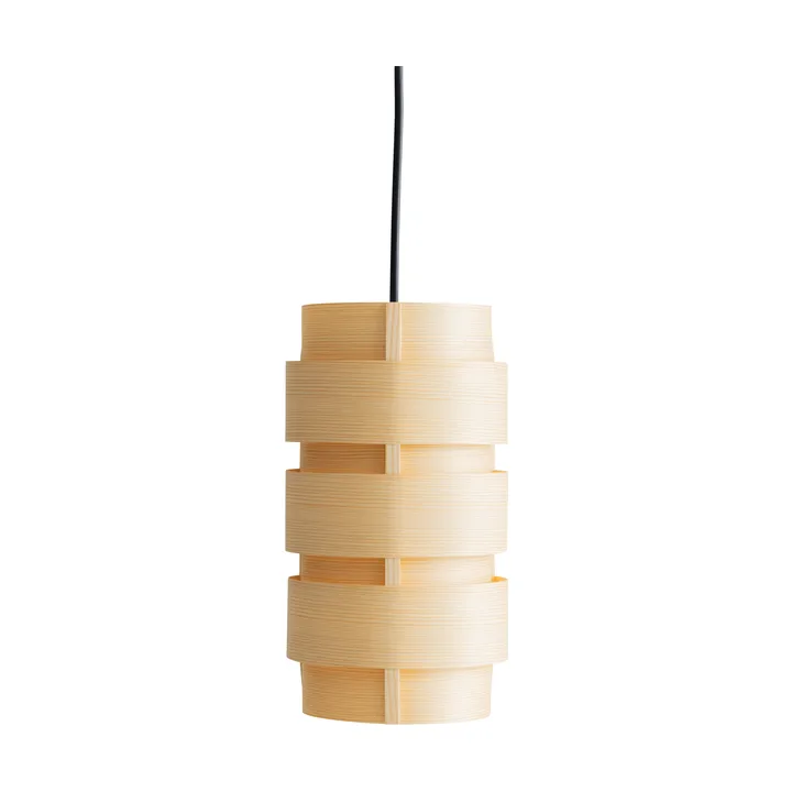 1006 Hans Pendant candeeiro pendente - Folheado de pinho, Ø14x26 cm - Vaarnii