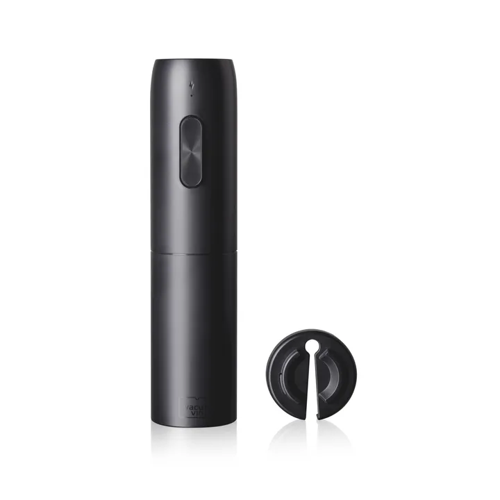 Vacuvin abre-garrafas elétrico para vinho - Preto - Vacuvin