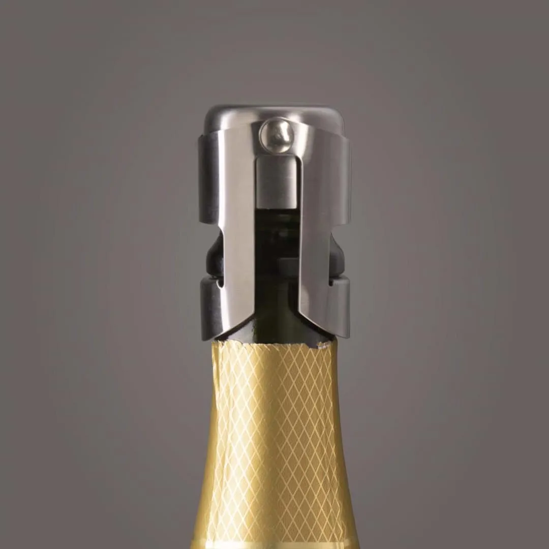 Vacuvin champagne stopper rolha de vinho, Aço inoxidável Vacuvin