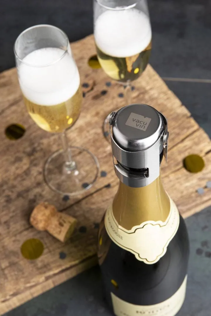 Vacuvin champagne stopper rolha de vinho, Aço inoxidável Vacuvin