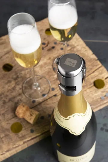 Vacuvin champagne stopper rolha de vinho - Aço inoxidável - Vacuvin