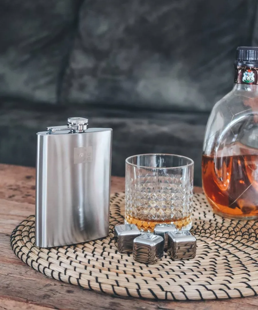 Vacuvin pedras de whisky, Aço inoxidável, pack de 4 Vacuvin