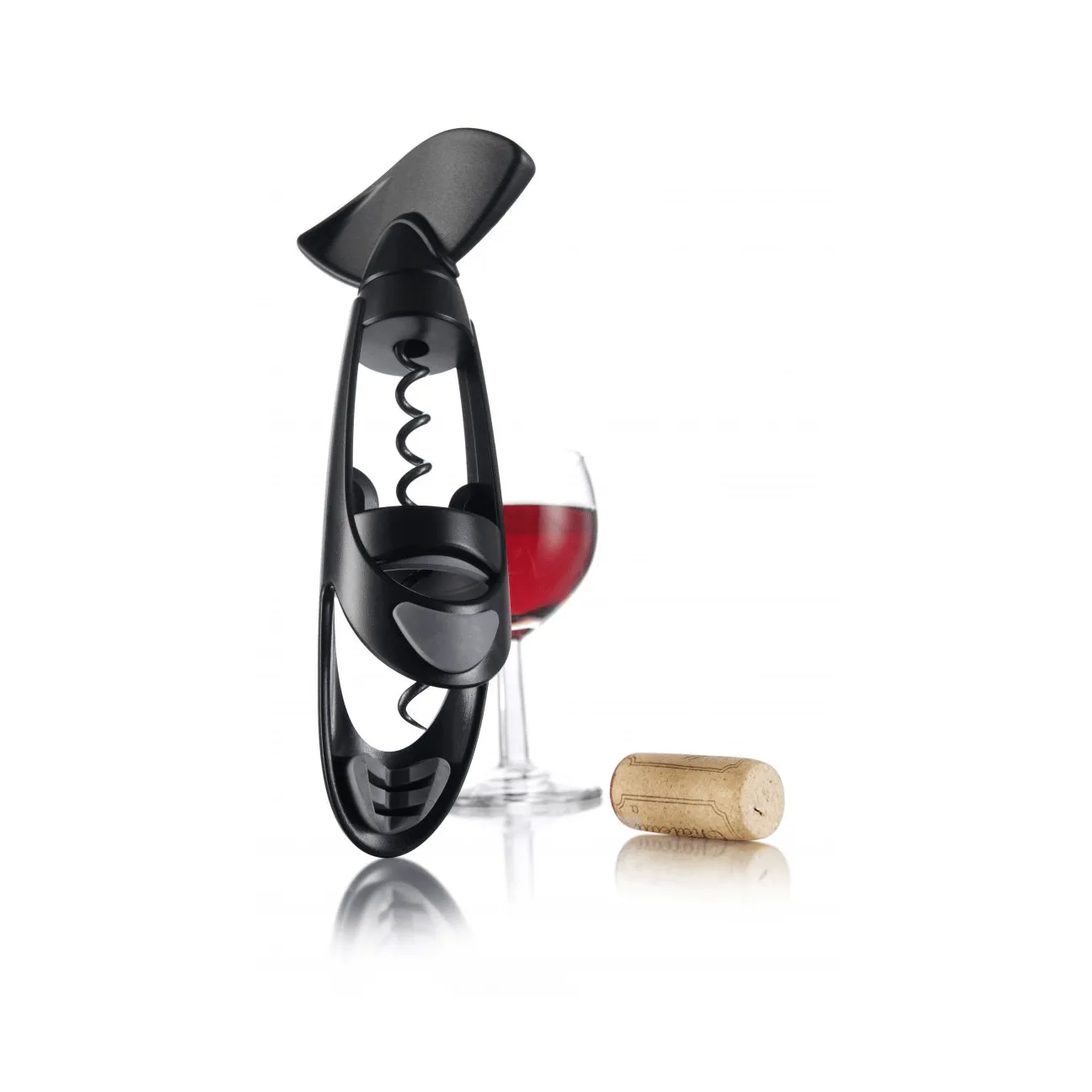 Vacuvin Twister saca-rolhas de rosca, Preto Vacuvin
