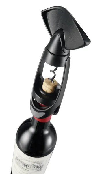 Vacuvin Twister saca-rolhas de rosca - Preto - Vacuvin