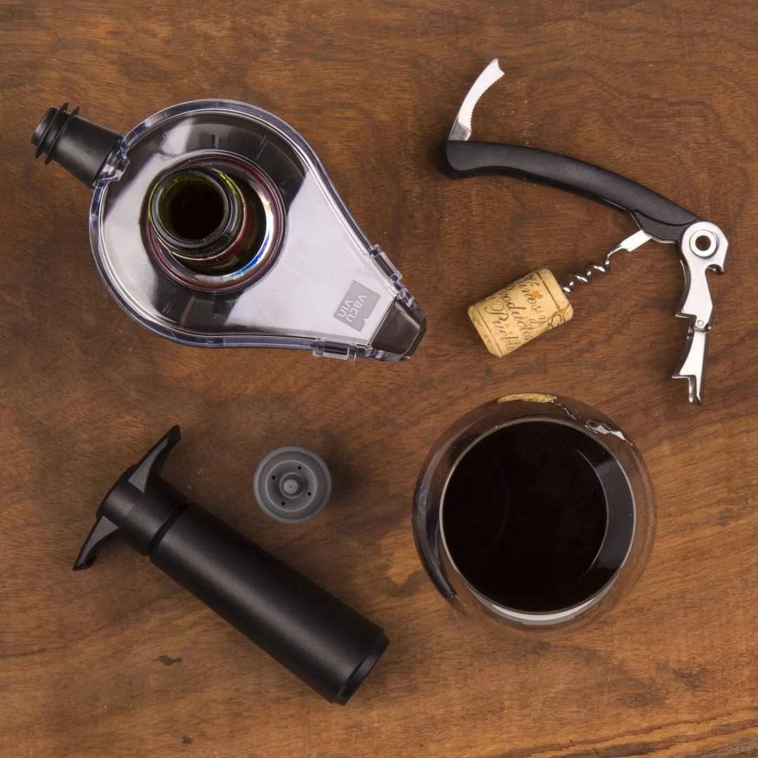 Vacuvin Wine Areator arejador de vinho, Cinza Vacuvin