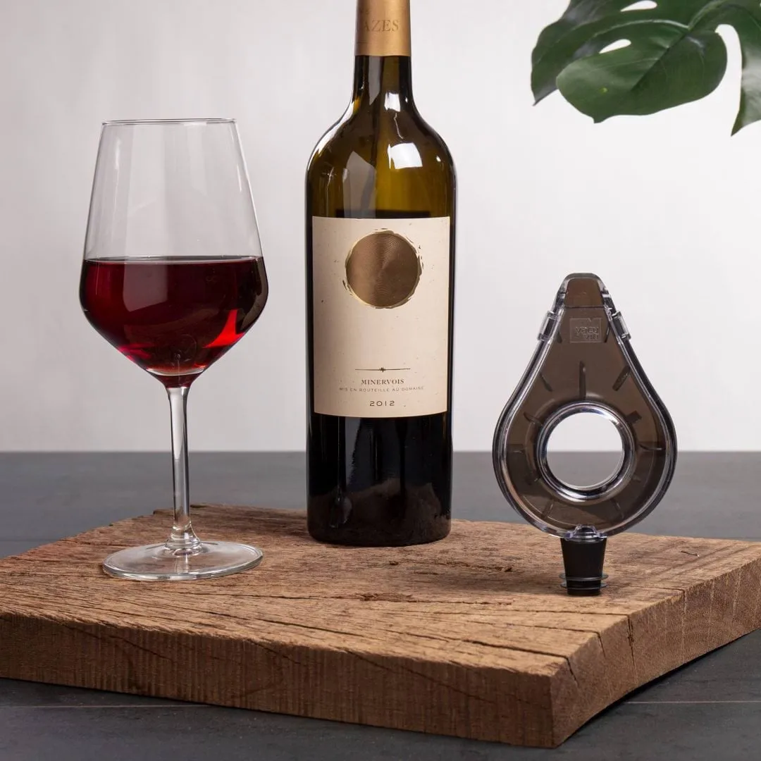 Vacuvin Wine Areator arejador de vinho, Cinza Vacuvin