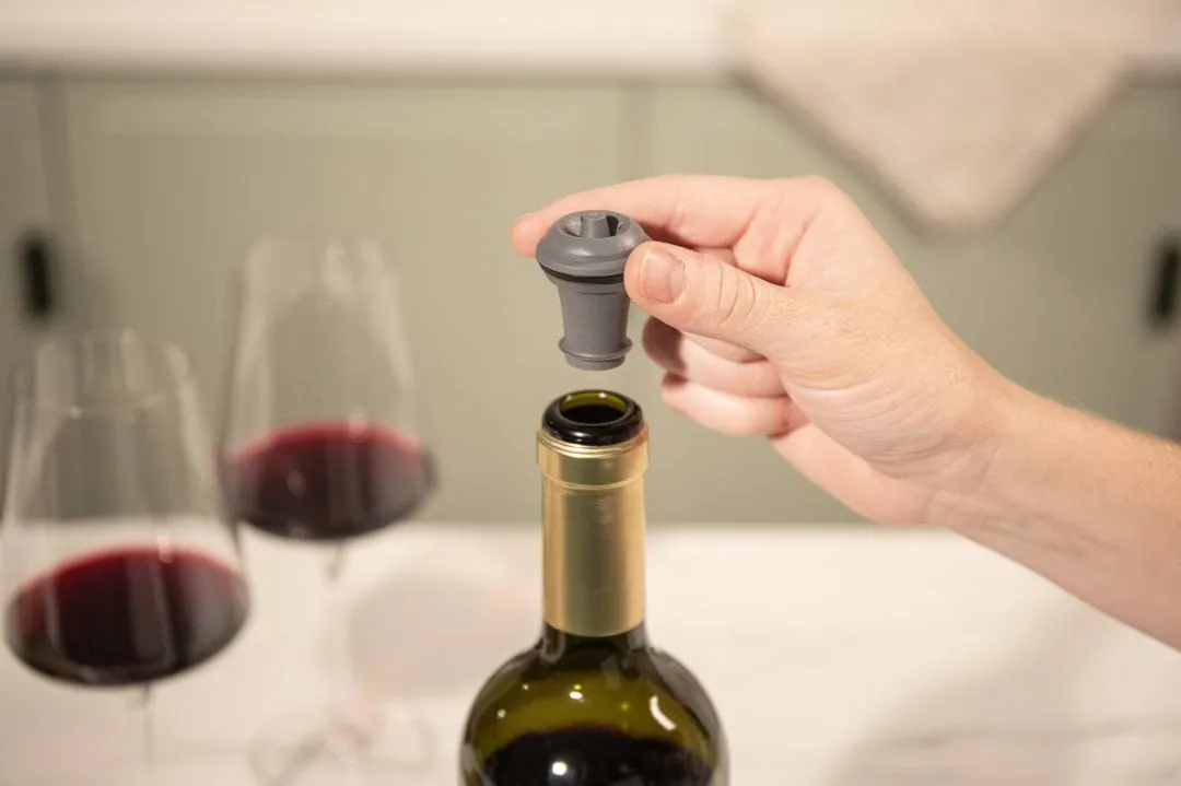 Vacuvin Wine Saver bomba de vácuo elétrica, Preto Vacuvin