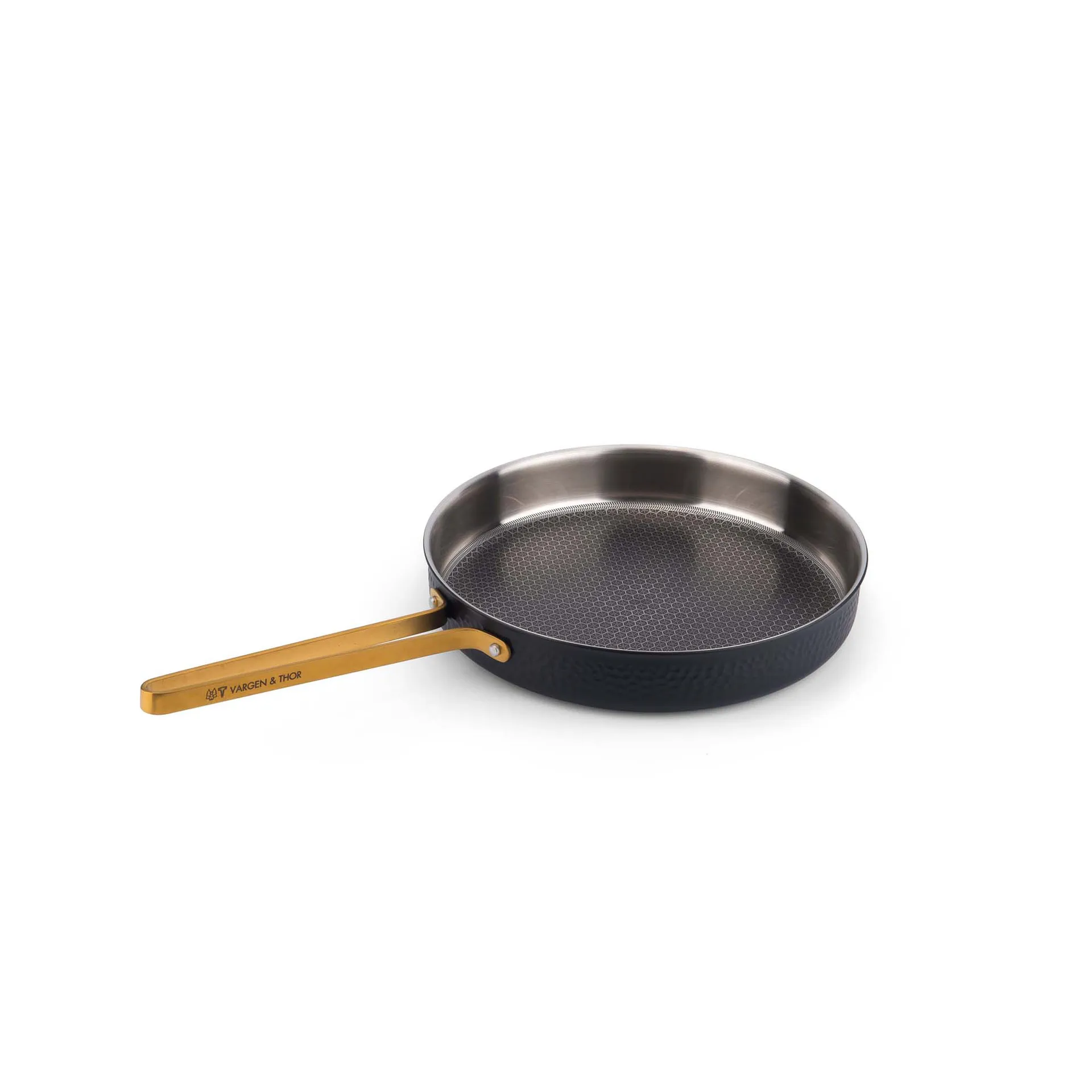 Caçarola martelada preta com tampa Arvet, Modelo X2. Ø28 cm Vargen & Thor